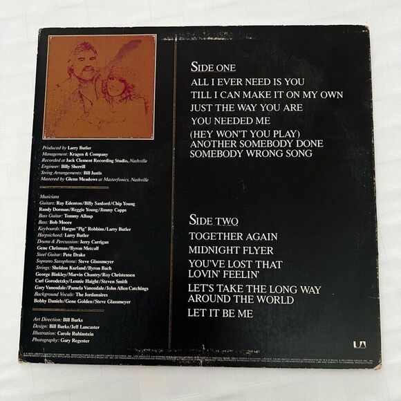 LP Vinyl Kenny Rogers & Dottie West Classics with Intact Dust Cover and Sleeve - Picture 2 of 8